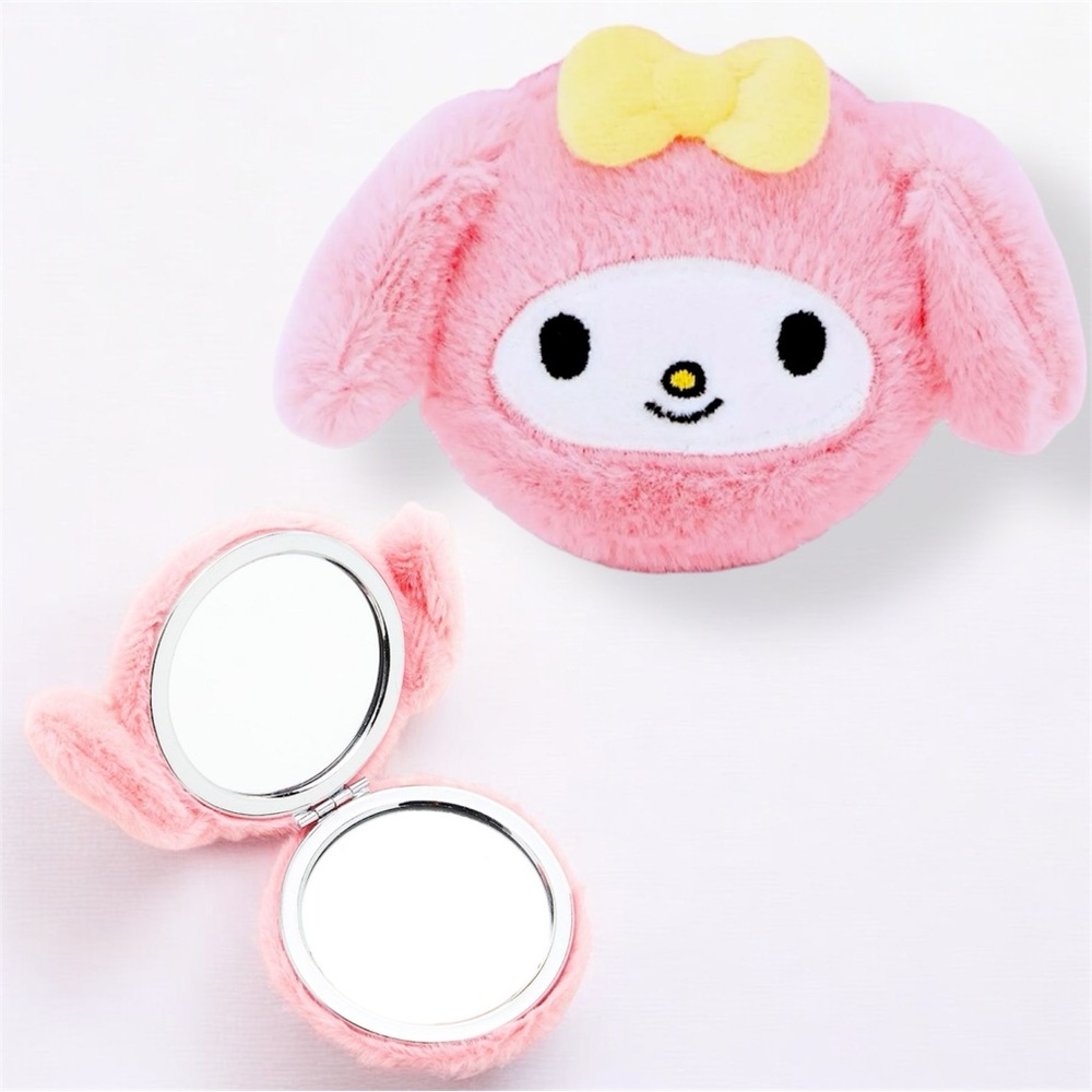 Sanrio My Melody Plush Pink Compact Mirror — BoxLunch Exclusive